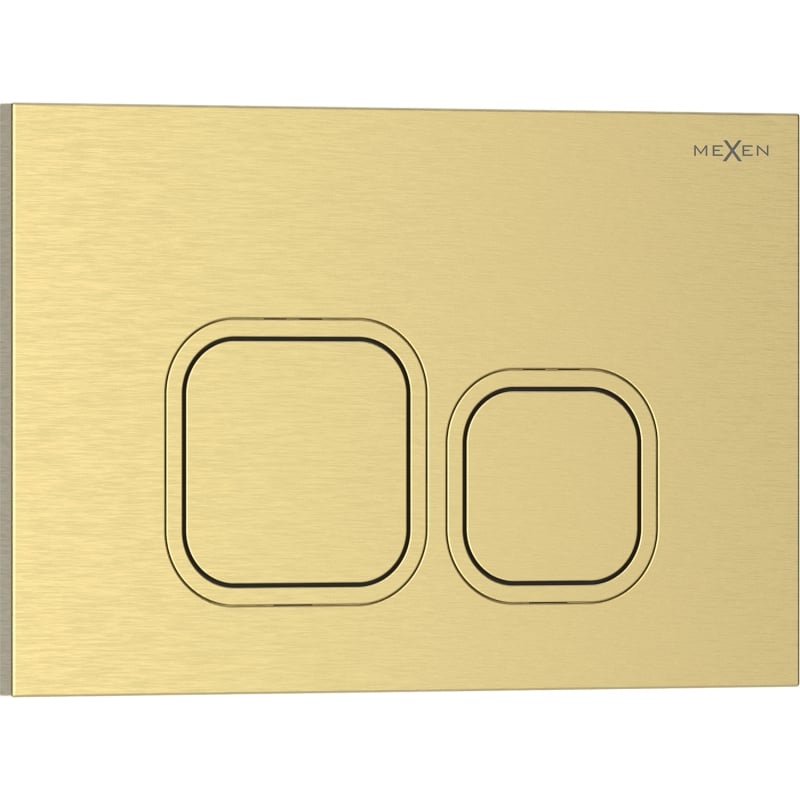 Mexen Tex 03 öblítő gomb, arany kefe - 6103-11