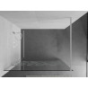 Mexen Kioto Walk-in zuhanyfal 70 x 200 cm, fehér minta 8 mm, fehér - 800-070-101-20-85