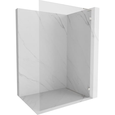 Mexen Lunar L Panou de duș Walk-in dreapta 110 x 200 cm, transparent 8 mm, nichel periat - 830L-110-000-97-00-P