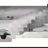 Mexen Lunar L ușă de duș batantă stânga 135 cm, transparentă, gun metal - 834L-135-000-95-00-L