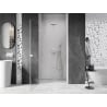 Mexen Lunar-B ușă de duș cu deschidere spre stânga 65 cm, transparentă, albă - 832-065-000-20-00-L