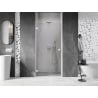 Mexen Lunar-B ușă de duș cu deschidere spre stânga 65 cm, transparentă, albă - 832-065-000-20-00-L