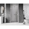 Mexen Lunar-B ușă de duș cu deschidere spre stânga 65 cm, transparentă, albă - 832-065-000-20-00-L