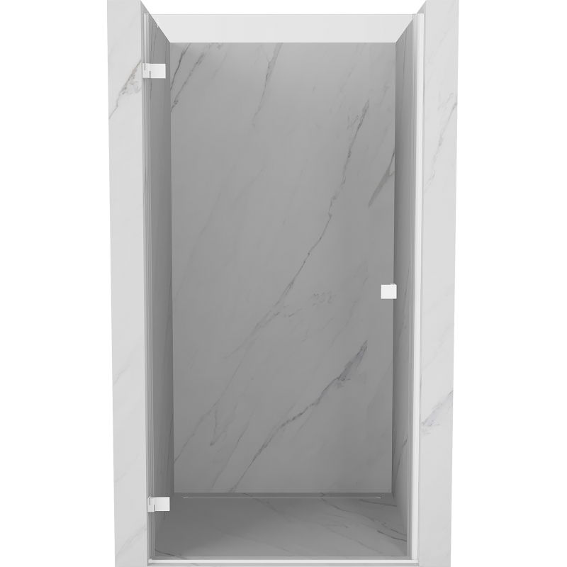 Mexen Lunar-B ușă de duș pivotantă stânga 90 cm, transparent, alb - 832-090-000-20-00-L