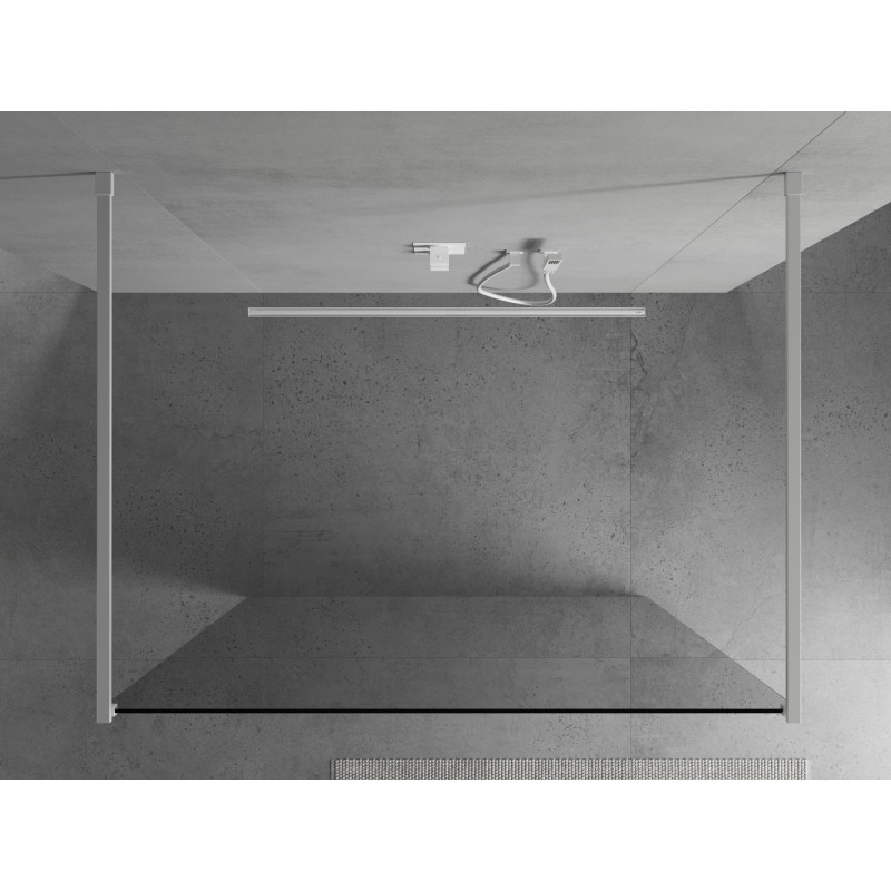 Mexen Kioto panou de duș independent 140 x 200 cm, transparent 8 mm, alb - 800-140-002-20-00