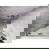Mexen Lunar L ușă de duș batantă stângă 90 cm, transparent, nichel periat - 834L-090-000-97-00-L
