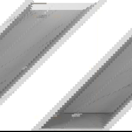 Mexen Lunar L ușă de duș rabatabilă stânga 95 cm, transparentă, nichel periat - 834L-095-000-97-00-L