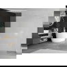 Mexen Kioto perete de duș de sine stătător 100 x 200 cm, Înghețat 8 mm, Albă - 800-100-002-20-30