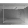 Mexen Kioto perete de duș independent 100 x 200 cm, mat 8 mm, alb - 800-100-002-20-30