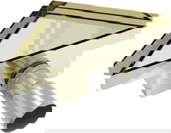 Mexen Flat-T M13 scurgere de podea triunghiulară 20 x 20 cm, aurie - 1510320