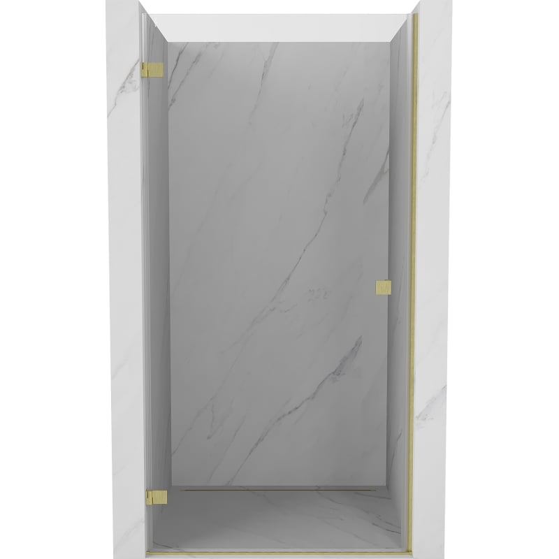 Mexen Lunar-B uși de duș cu deschidere către stânga 95 cm, transparente, aurii periate - 832-095-000-55-00-L