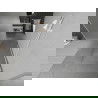 Mexen Kioto szabadonálló zuhanyfal 110 x 200 cm, Savmart 8 mm, Fehér - 800-110-002-20-30
