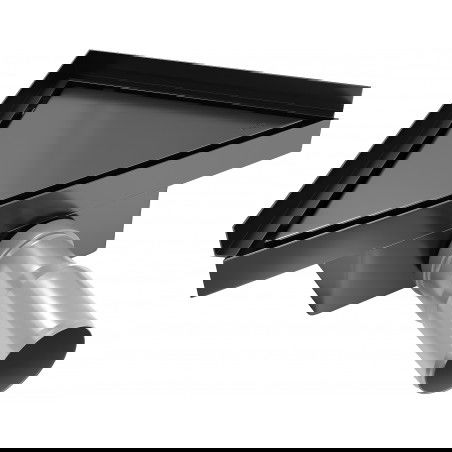 Mexen Flat-T M13 scurgere de podea triunghiulară 20 x 20 cm, negru - 1710320