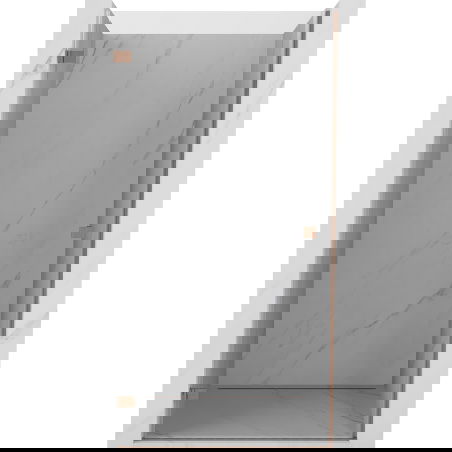 Mexen Lunar-B ușă de duș batantă stânga 95 cm, transparent, cupru periat - 832-095-000-65-00-L