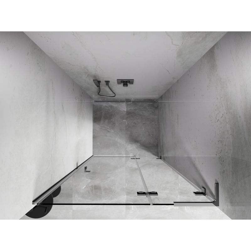 Mexen Lunar L ușă de duș batantă dreapta 95 cm, transparentă, crom - 834L-095-000-01-00-P