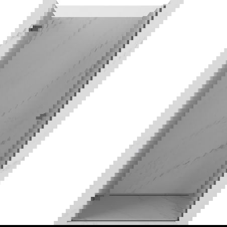 Mexen Lunar-B ușă de duș batantă stânga 75 cm, transparent, gri armă periat - 832-075-000-66-00-L