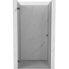 Mexen Lunar-B uși de duș cu deschidere spre stânga 80 cm, transparent, gri metalizat periat - 832-080-000-66-00-L