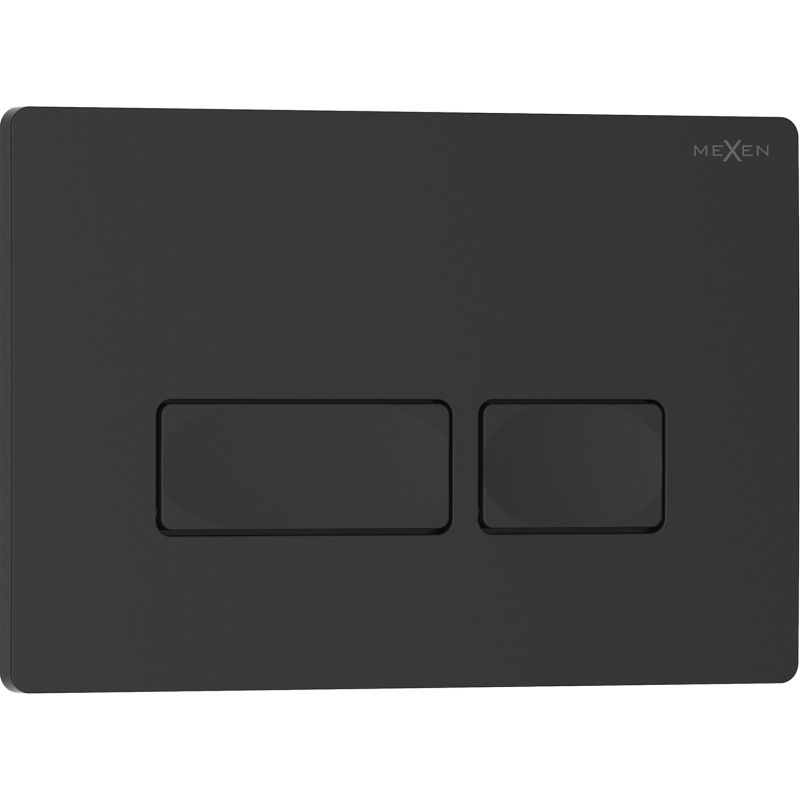 Buton de spălare Mexen Tex 04, negru mat - 6104-02