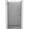 Mexen Lunar-B balra nyíló zuhanyajtó 80 cm, átlátszó, gun metal - 832-080-000-95-00-L