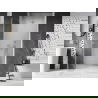 Mexen Lunar-B ușă de duș batantă stânga 90 cm, transparentă, nichel periat - 832-090-000-97-00-L
