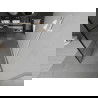 Mexen Kioto perete de duș de sine stătător 130 x 200 cm, transparent/Model negru 8 mm, Albă - 800-130-002-20-77