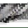 Mexen Lunar-B ușă de duș articulată dreapta 80 cm, transparent, auriu periat - 832-080-000-55-00-P