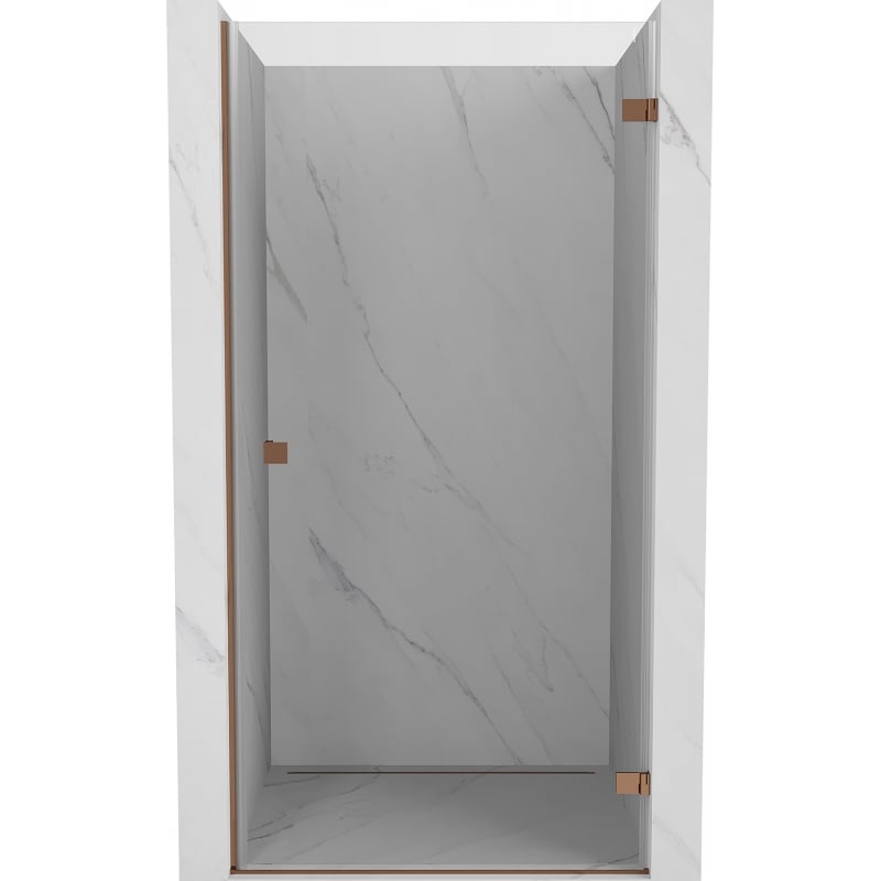 Mexen Lunar-B ușă de duș cu deschidere dreaptă, 90 cm, transparent, aur roz - 832-090-000-60-00-P
