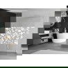Mexen Kioto perete de duș de sine stătător 120 x 200 cm, transparent/Model alb 8 mm, Albă - 800-120-002-20-85