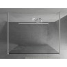 Mexen Kioto szabadon álló zuhanyfal 120 x 200 cm, fehér mintás 8 mm, fehér - 800-120-002-20-85