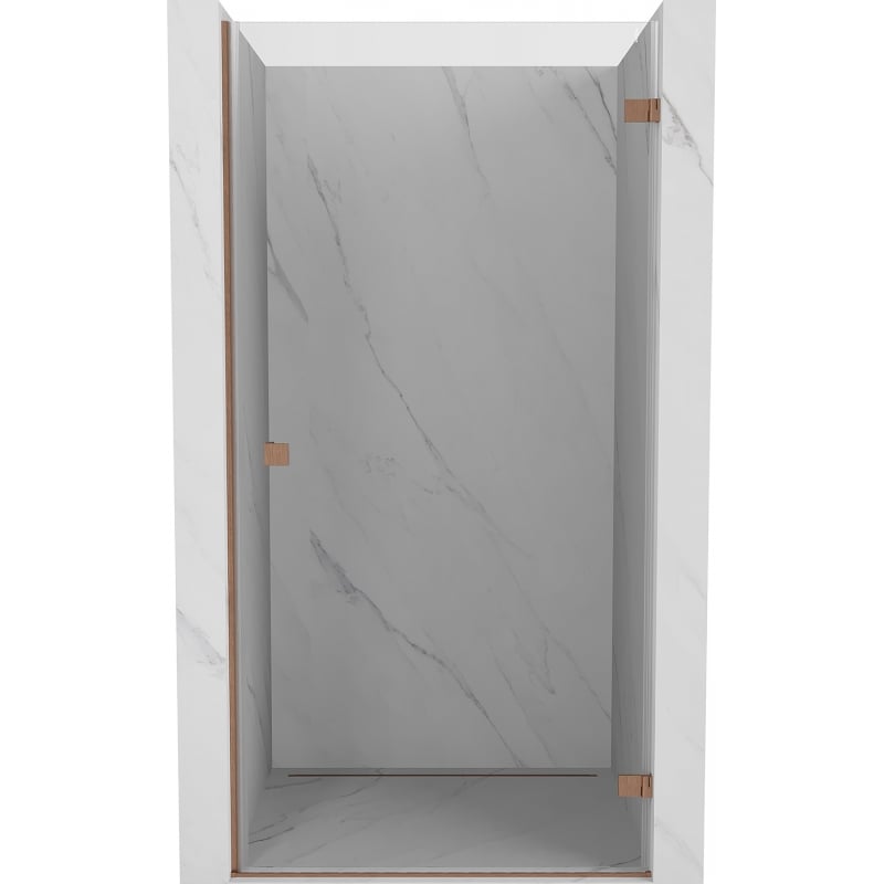 Mexen Lunar-B ușă de duș cu deschidere spre dreapta 85 cm, transparentă, cupru periat - 832-085-000-65-00-P