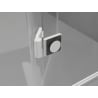 Mexen Lunar L ușă de duș cu deschidere dreapta 80 cm, transparent, alb - 834L-080-000-20-00-P
