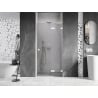 Mexen Lunar L ușă de duș cu deschidere dreapta 80 cm, transparent, alb - 834L-080-000-20-00-P