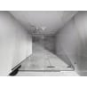 Mexen Lunar L ușă de duș cu deschidere dreapta 80 cm, transparent, alb - 834L-080-000-20-00-P