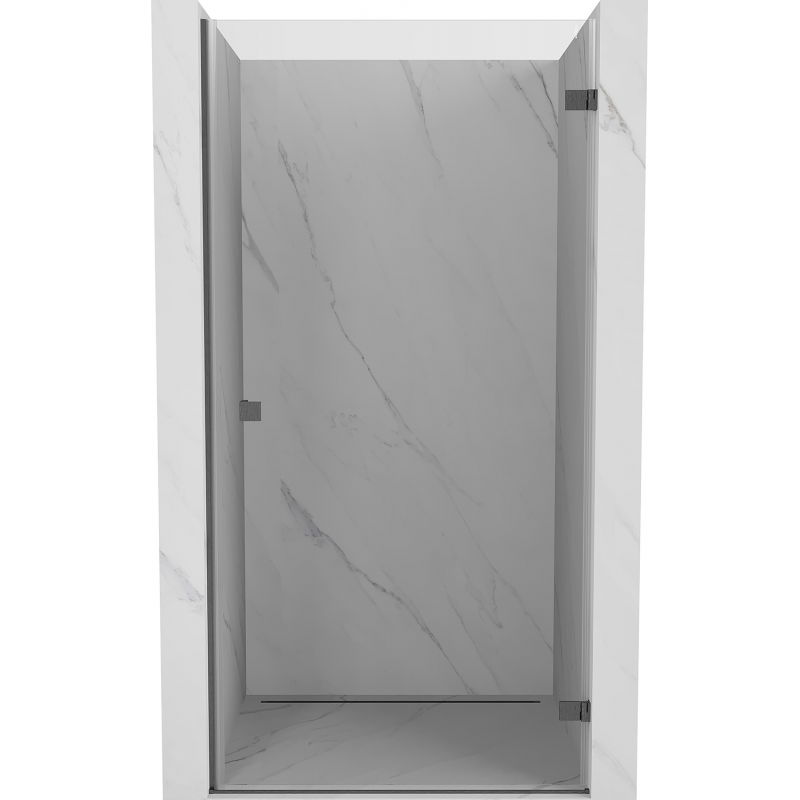 Mexen Lunar-B ușă de duș pivotantă dreapta 70 cm, transparent, gri armă periat - 832-070-000-66-00-P