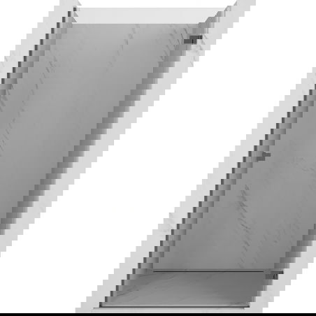 Mexen Lunar-B ușă de duș pivotantă dreaptă 100 cm, transparentă, gri metalizat periat - 832-100-000-66-00-P