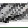 Uși de duș Mexen Lunar-B cu deschidere spre dreapta 100 cm, transparent, gri armat periat - 832-100-000-66-00-P