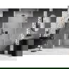 Uși de duș Mexen Lunar-B cu deschidere spre dreapta 100 cm, transparent, gri armat periat - 832-100-000-66-00-P