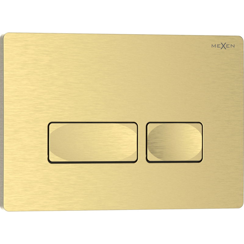 Mexen Tex 04 buton de spălare, auriu periat - 6104-11