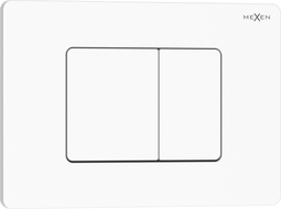 Mexen Tex 05 öblítőgomb rozsdamentes acél, fényes fehér - 6105-01