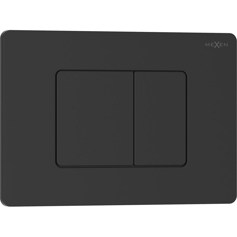 Mexen Tex 05 buton de spălare din oțel inoxidabil, negru mat - 6105-02
