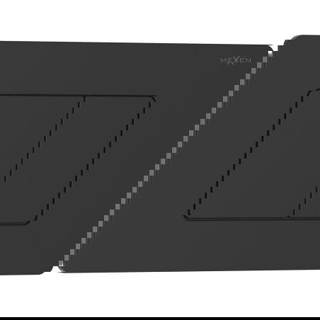 Mexen Tex 05 buton de spălare din oțel inoxidabil, negru mat - 6105-02