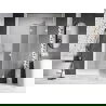 Mexen Lunar L ușă de duș batantă dreapta 130 cm, transparent, alb - 834L-130-000-20-00-P