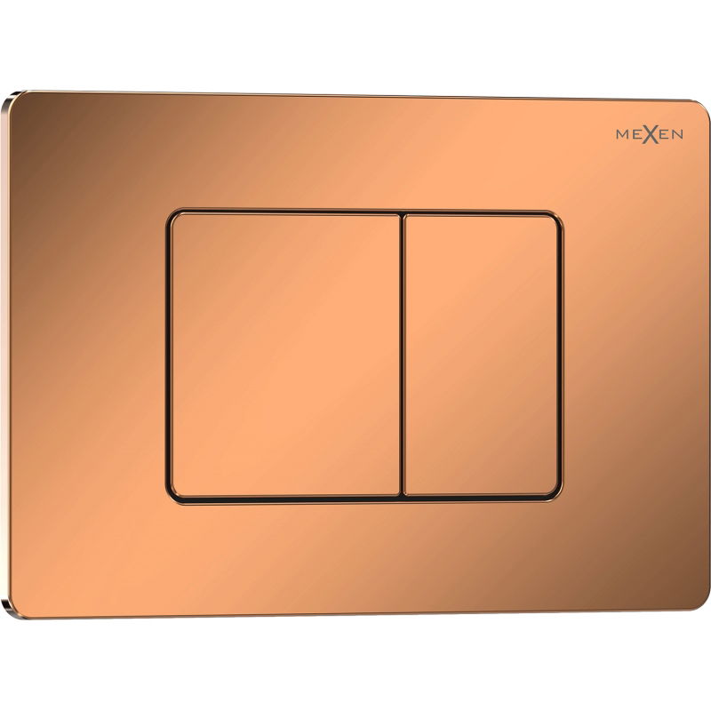 Mexen Tex 05 öblítőgomb rozsdamentes acél, fényes rózsaarany - 6105-09