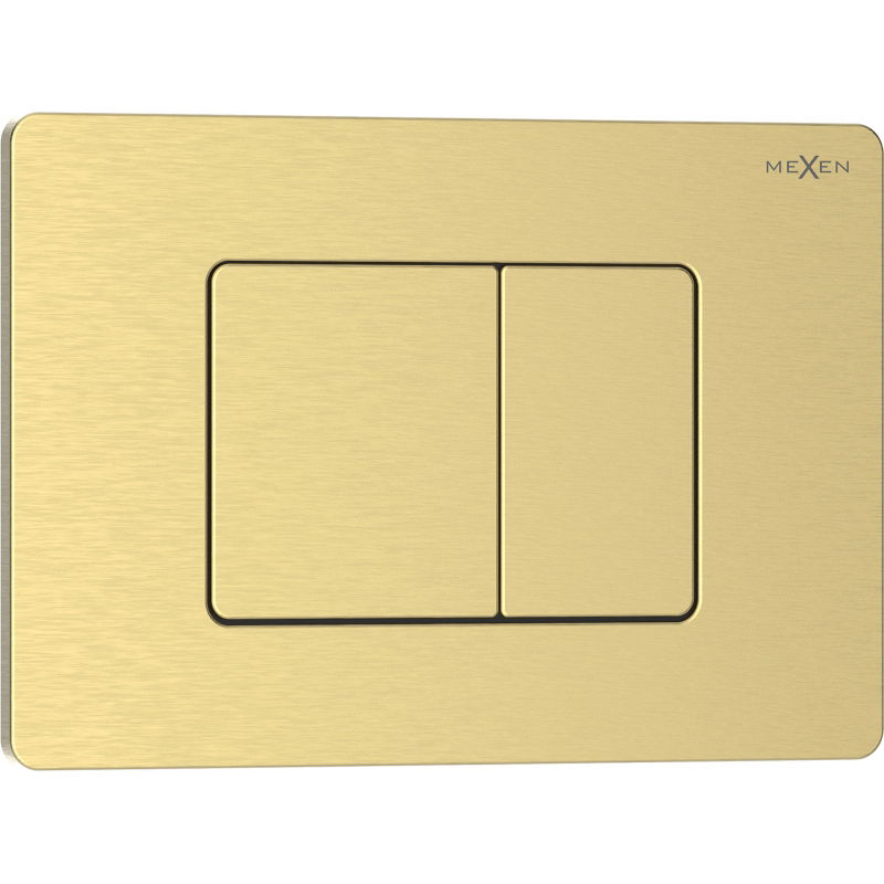 Mexen Tex 05 buton de spălare oțel inoxidabil, auriu periat - 6105-11