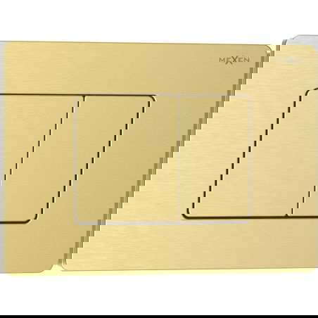 Mexen Tex 05 buton de spălare oțel inoxidabil, auriu periat - 6105-11