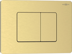 Mexen Tex 05 öblítőgomb rozsdamentes acél, arany szálcsiszolt - 6105-11