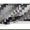 Mexen Lunar L uși de duș batante dreapta 70 cm, transparent, aurii - 834L-070-000-50-00-P