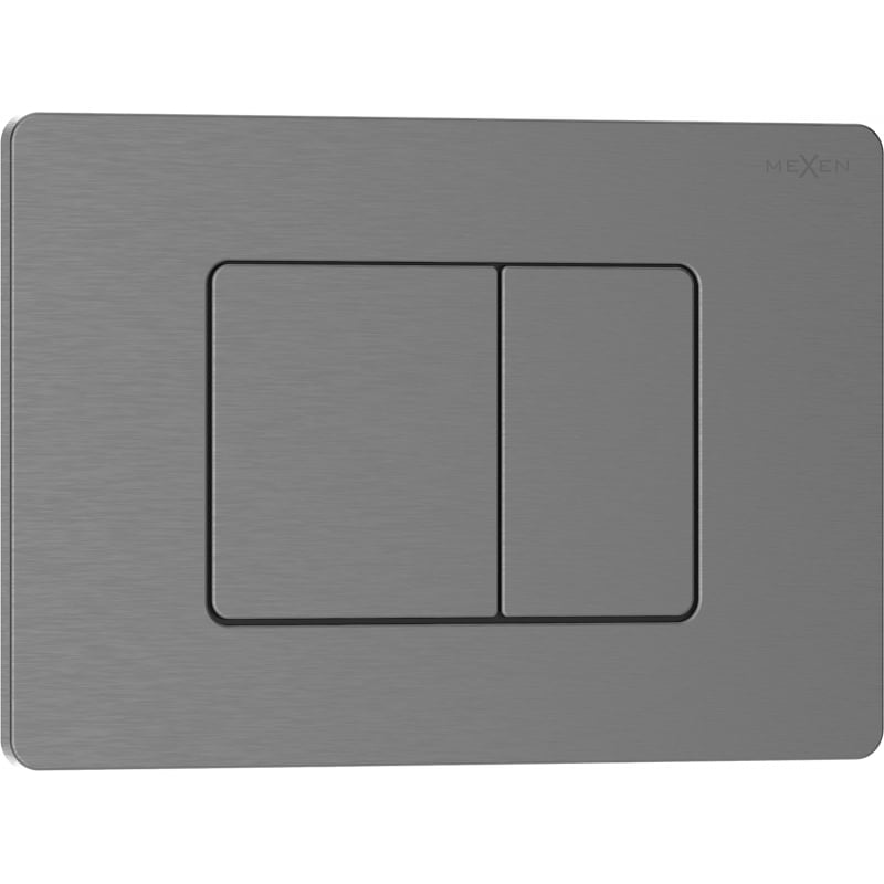 Mexen Tex 05 öblítőgomb rozsdamentes acél, gun gray kefe - 6105-12