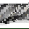 Mexen Lunar L ușă de duș pivotantă dreaptă 85 cm, transparentă, aurie - 834L-085-000-50-00-P