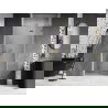 Mexen Lunar L ușă de duș pivotantă dreaptă 85 cm, transparentă, aurie - 834L-085-000-50-00-P